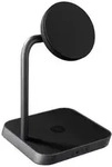 ZENS Induktions-Ladeger&auml;t Aluminium Series 2 in 1 Magnetic Wireless Office Charger 2