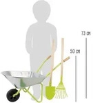 Schubkarre mit Gartenwerkzeug