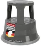 FLOORDIREKT Rollhocker - Hocker f&uuml;r B&uuml;ro oder Gewerbe - T&Uuml;V & GS gepr&uuml;ft - Rot