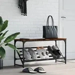 vidaXL Schuhregal R&auml;uchereiche 90x30x45 cm Holzwerkstoff