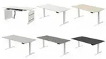 kerkmann Sitz-Steh-Schreibtisch Move 3, (B)2.000 mm, grau