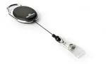 Durable BADGE REEL STYLE, Namensschild mit Jojo, Schwarz, 10 St&uuml;ck(e), Metall, 80 cm