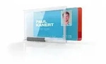 Durable Kartenhalter PUSHBOX DUO, Landschaftsportrait, Kunststoff, Transparent,