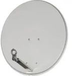 sky vision Alu Satellitenspiegel, 75 cm, 40 mm Feedaufnahme, RAL 7035 hellgrau
