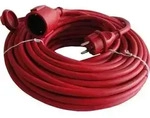 Gummi-Verl&auml;ngerung 25 m, rot, H07RN-F3G1,5