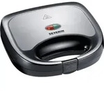 Severin SA 2969 Sandwich-Toaster Schwarz, Edelstahl