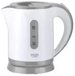 Adler AD 1371 Wasserkocher 0,8 L - 850 W, 360&deg; drehbar - Grau
