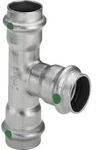 VIEGA T-St&uuml;ck reduziert Sanpress Inox Edelstahl 42x35x42mm
