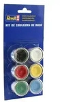 Revell Modellbau-Farbe auf Kunstharzbasis,Basisfarben-Set (6x14ml Email Farben)