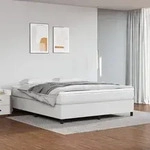 vidaXL Bettgestell Wei&szlig; 180x200 cm Kunstleder