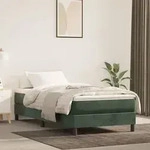 vidaXL Bettgestell ohne Matratze Dunkelgr&uuml;n 80x200 cm Samt