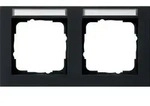 Gira Abdeckrahmen 2f. sw 109209