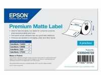 Epson Premium - Matt - permanenter Acrylklebstoff - 102 x 51 mm 9240 Etikett(en) (4