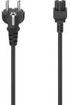 Hama Netzkabel, Schutzkontakt-Stecker - 3-pol.-Kupplung (Kleeblatt), 1,5 m