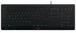 Cherry STREAM KEYBOARD - Tastatur - USB - US mit Euro-Symbol - Tastenschalter: C