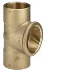 Viega T-St&uuml;ck 94130G in 28mm x Rp1/2 x 28mm Rotguss, 1 Stk.