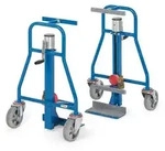 Fetra M&ouml;belhubroller-Set Vollgummi 600kg Tragkraft