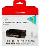 Canon Druckerpatrone PGI-29 Original Kombi-Pack Grau, Photo Grau, Schwarz, Matt