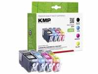 KMP Tintenpatronen-Set kompatibel für Canon PGI-525PGBK/CLI-526C/M/Y