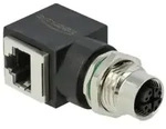DeLOCK - Netzwerkadapter - 8-polig M12 (W) gerade bis RJ-45 (W)