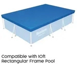 Bestway PE-Abdeckplane 304 x 205 cm, blau, eckig