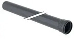 Geberit Rohr, Silent-Pro, mit Schiebemuffe, DN50, 50x1500mm, PP-MX, schwarz,...