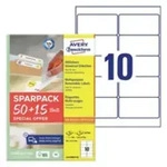 AVERY ZWECKFORM - Universal-Etiketten L4744REV-65 96 x 50.8 mm 65 Blatt -