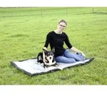 Kerbl Hundedecke Trip 140 x 100 cm Grau und Schwarz 81265