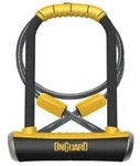 OnGuard 8005 B&uuml;gelschloss Pitbulll DT 115 x 230mm, &Oslash; 14mm, mit Seil und Halter,