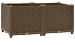 vidaXL Hochbeet 80x40x38 cm Polypropylen