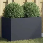 vidaXL Pflanzk&uuml;bel Anthrazit 62x40x39 cm Stahl