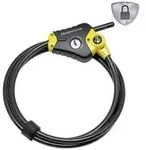 Master Lock 8420EURD Kabelschloss Schwarz, Gelb Schl&uuml;sselschloss