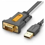 Ugreen Kabel Adapter USB - RS-232 ( m&auml;nnlich ) 1 Meter Konverter USB ZU DB9 schwarz