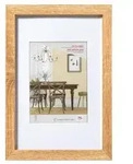 Fiorito Holzrahmen Kunstglas, 30x40 cm, eiche hell