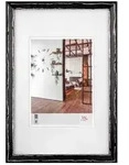 Metropolis Holzrahmen 20x30 cm schwarz-silber