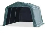 vidaXL Weidezelt PVC 550 g/m2 3,3&times;4,8 m Dunkelgr&uuml;n