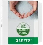 LEITZ Prospekth&uuml;llen mit Klappe, A4, PP, genarbt, 0,12 mm