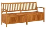 vidaXL Truhenbank 170 cm Massivholz Akazie