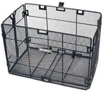 Basil Rad-Klapp-Korb Catania 33x23x20cm, engmaschig, schwarz