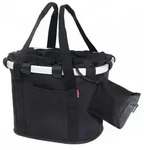 KLICKfix 0303S City-Tasche Reisenthel Bikebasket, 35x28x26cm, schwarz (1 St&uuml;ck)