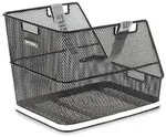 Basil 11204 Hinterradkorb Class f&uuml;r Schultasche 40x24x21cm, engmaschig, schwarz