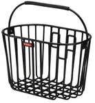 KLICKfix Vorderradkorb Alumino 40x25x26cm, 16ltr, schwarz