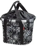 KLICKfix 0303FS City-Tasche Reisenthel Bikebasket fleur schwarz, 35x28x26cm,, schwarz