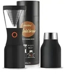 Asobu Cold Brew, Manuelle Kaffeemaschine, 1 l, Gemahlener Kaffee, Schwarz