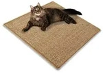 FLOORDIREKT Sisal-Kratzteppich - F&uuml;r Katzen - Kork - 100 x 100 cm