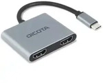 DICOTA 4-in-1 - Dockingstation - USB-C - HDMI