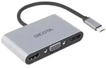 Dicota USB-C Portable 5-in1 Docking Station 4K HDMI/DP PD Multimedia-Technik
