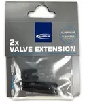 Schwalbe 3461 SV-Ventilverl&auml;ngerung, 30 mm, tubeless kompatibel, Aluminium, schwarz