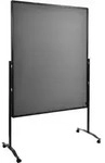 Moderationswand Premium Plus 120x150cm Filz grau