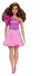 Barbie Fashionista Puppe mit glitzerndem Kleid
